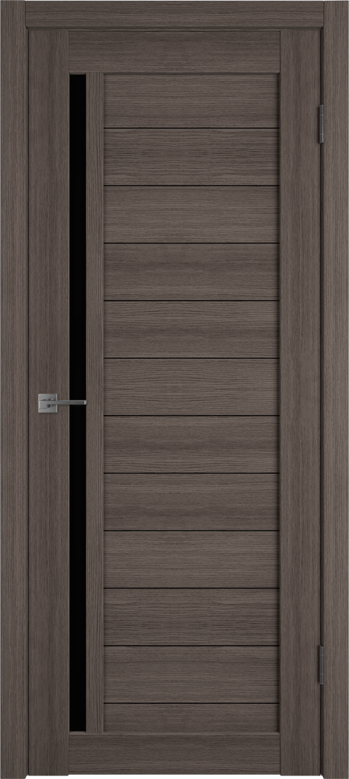 Дверь Atum 9 / Grey / Black Gloss / Владимирские двери