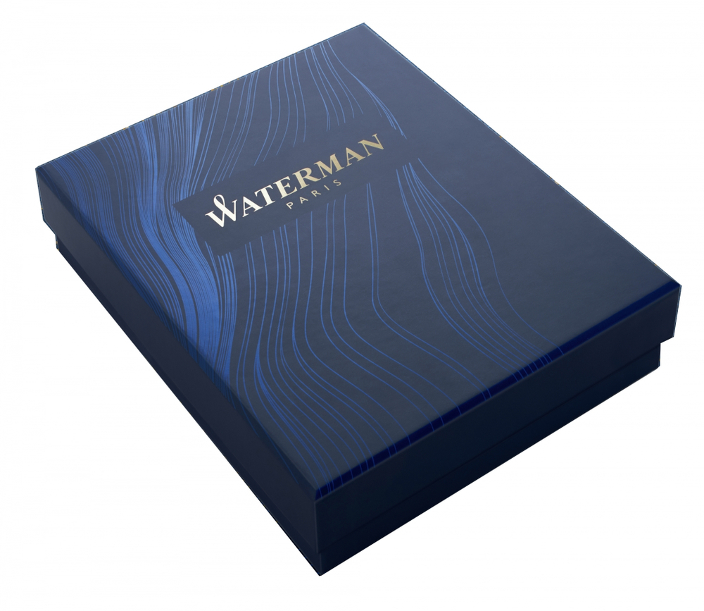 Подарочный набор Перьевая ручка Waterman GRADUATE ALLURE, цвет: черный, перо: F с чехлом