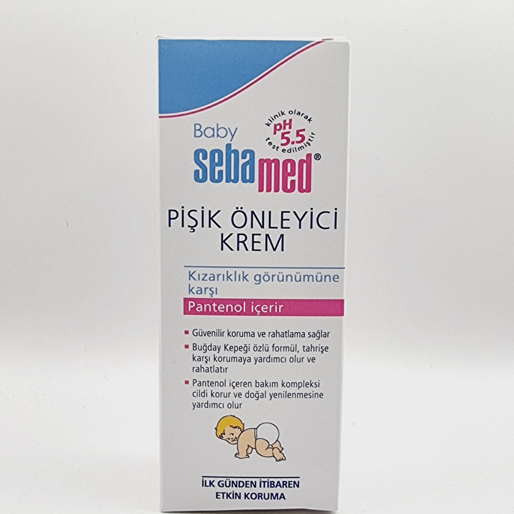 Sebamed Детский крем под подгузники с пантенолом и экстрактом семян пщеницы, рН 5.5, 100 мл (Германия)