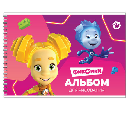 Альбом 40л. Формат А4, пружина. Фиксики