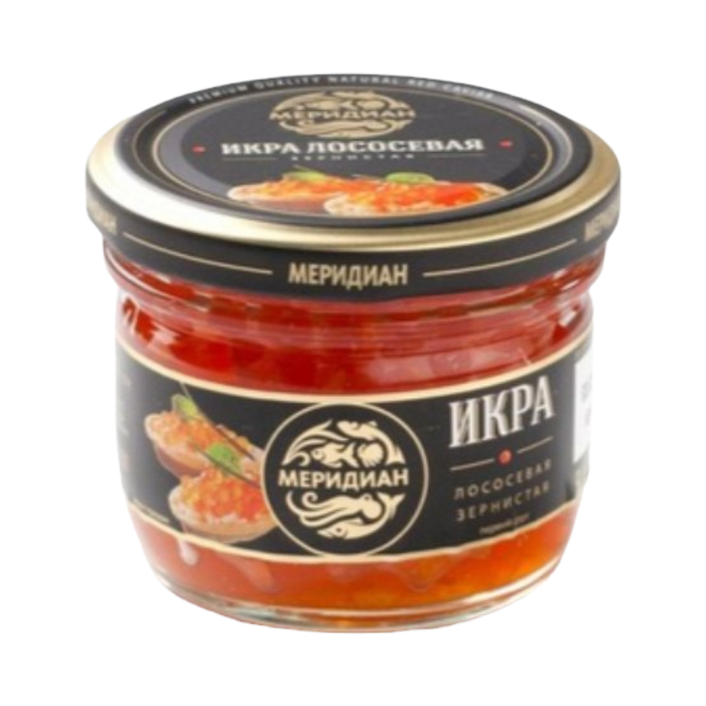 Икра Меридиан лососевая зернистая 115гр