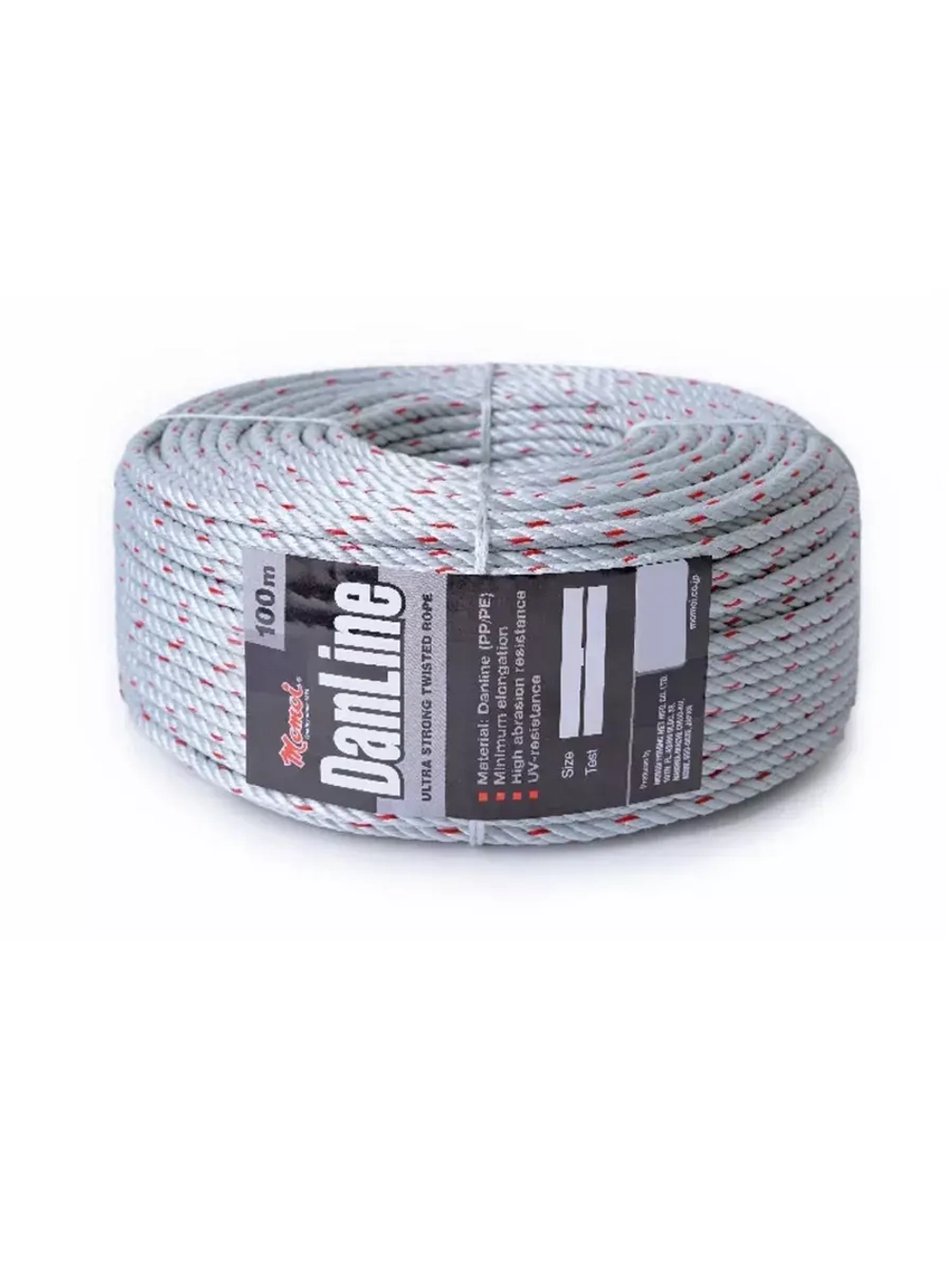 Канат крученый DanLine 4,0 мм, 300 кг, 100 м, бухта