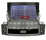 Магнитола для Lexus LX570 2007-2015 - Kuberg ZH-L9001 монитор 9" на Android 12, Быстрая, CarPlay, 4G SIM-слот
