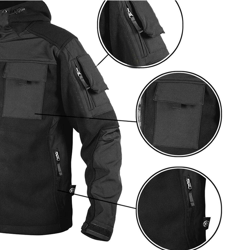 Куртка софтшелл с накладными карманами 01075 - Зеленый