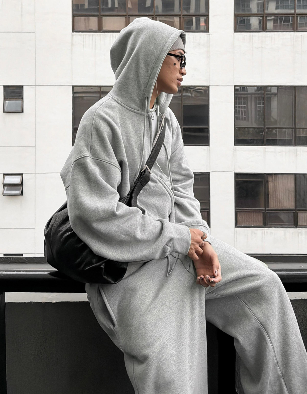 Мужское худи на молнии, арт. 2434/190 - BERSHKA