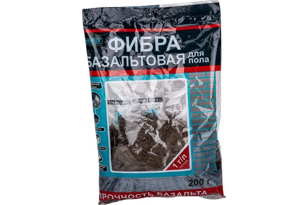 Фиброволокно базальтовое "CEMFIBRA R" 200Г (1/20/640) "CEMMIX"