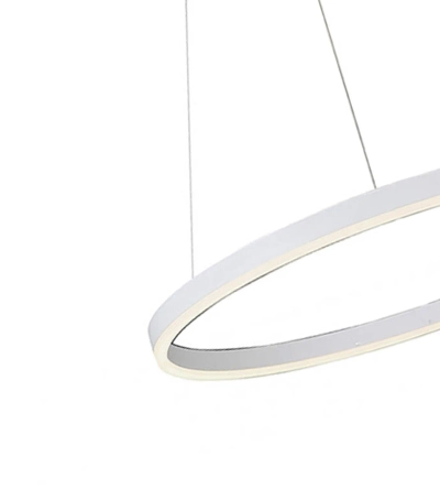 08212,01A(4000K) Подвес Тор белый d40 h150 Led 23W (4000K) 2 типа крепления