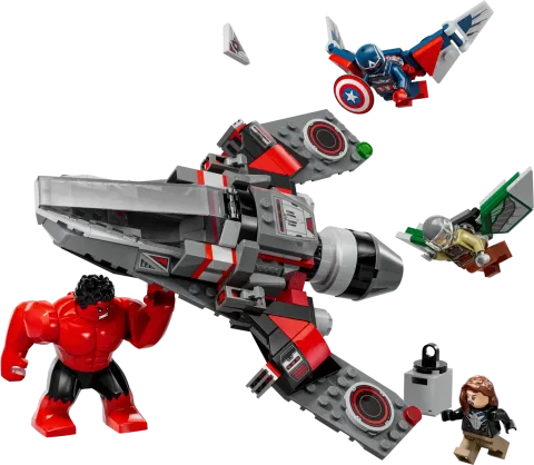 Конструктор LEGO Marvel 76292 Капитан Америка против: Битва Красного Халка