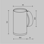 Настенный светильник (бра) Technical C068WL-01W