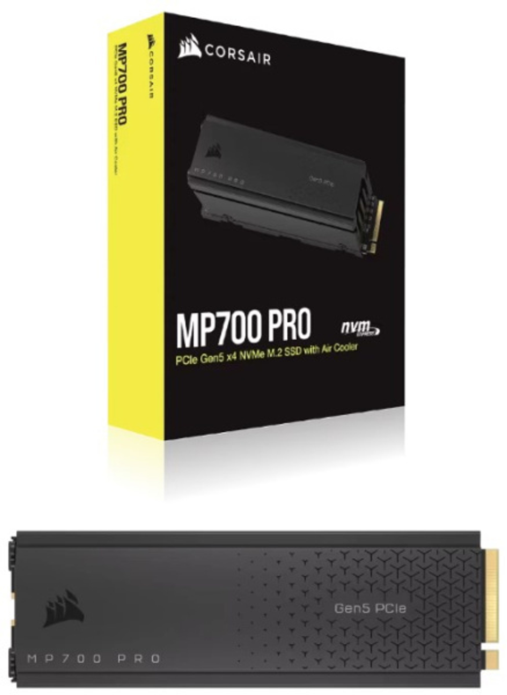 Накопитель SSD M.2 2280 Corsair CSSD-F4000GBMP700PRO 4000 ГБ
