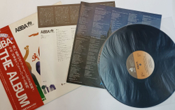 Винтажная виниловая пластинка LP ABBA The Album (Japan 1978) (Red Obi)