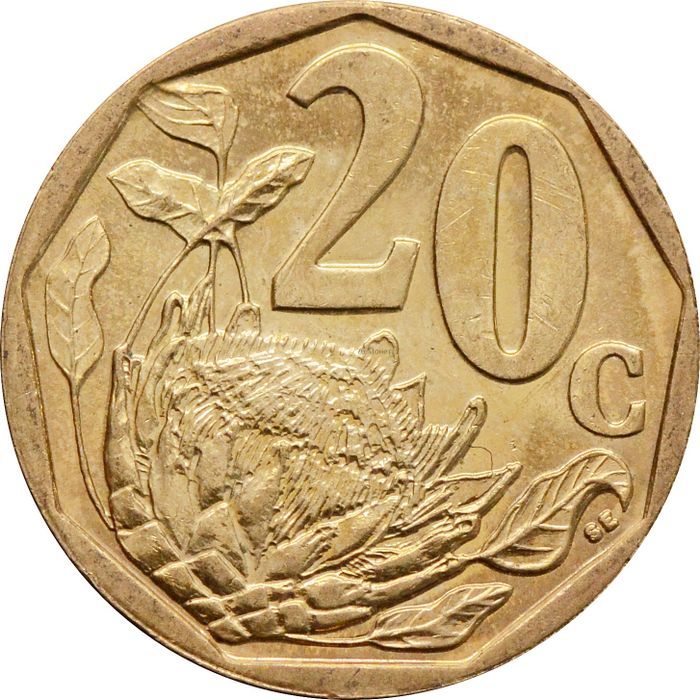 20 центов 2015 ЮАР