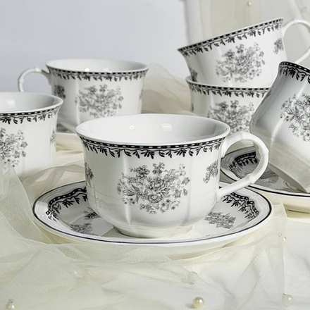 Lenardi 305-455 Чайный набор 12пр. 220мл в под.уп.(х6)Фарфор
