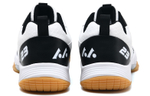 LEFUS Low top Badminton Shoes Unisex White Black
