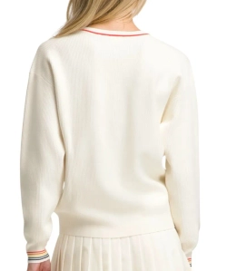 Женская Кофта теннисная Wilson Riviera Sweater - sandrift