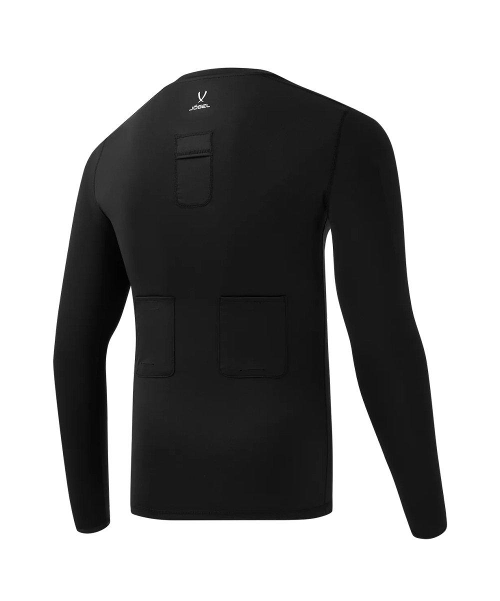 Футболка компрессионная с длинным рукавом судейская PerFormDRY Referee Baselayer Tee LS, черный