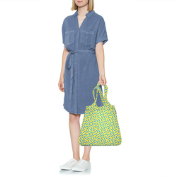 Сумка складная mini maxi shopper signature lemon