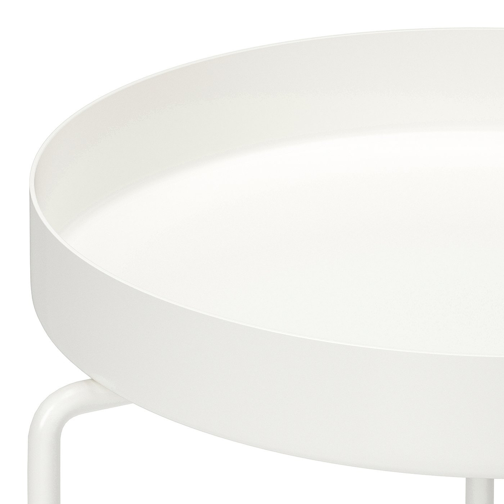 IKEA LÅNGNÄBB  (ИКЕА ЛОНГНЭББ)  -  Подставка для цветочного горшка - для дома/улицы/белая 26 см