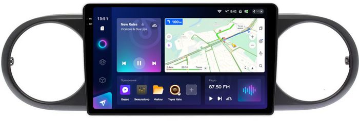 Магнитола для Toyota Corolla Rumion 2007-2016 - Teyes CC3-2K QLed Android 10, Быстрая, SIM-слот, CarPlay