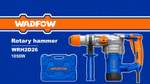 Перфоратор SDS-plus WADFOW WRH2D26 1050 Вт 4,5 Дж