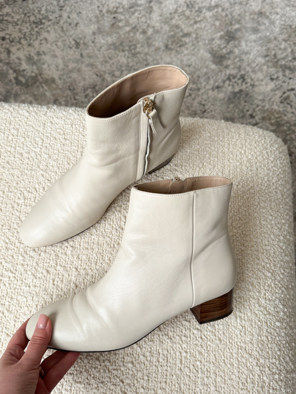 Кожаные полусапоги Massimo Dutti, 38