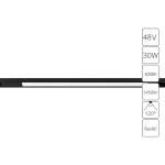 Магнитный трековый светильник Arte Lamp OPTIMA A7285PL-1BK, LED
