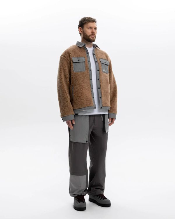 Куртка из искусственного меха Nomad Fleece V2 бежевая - фото 3