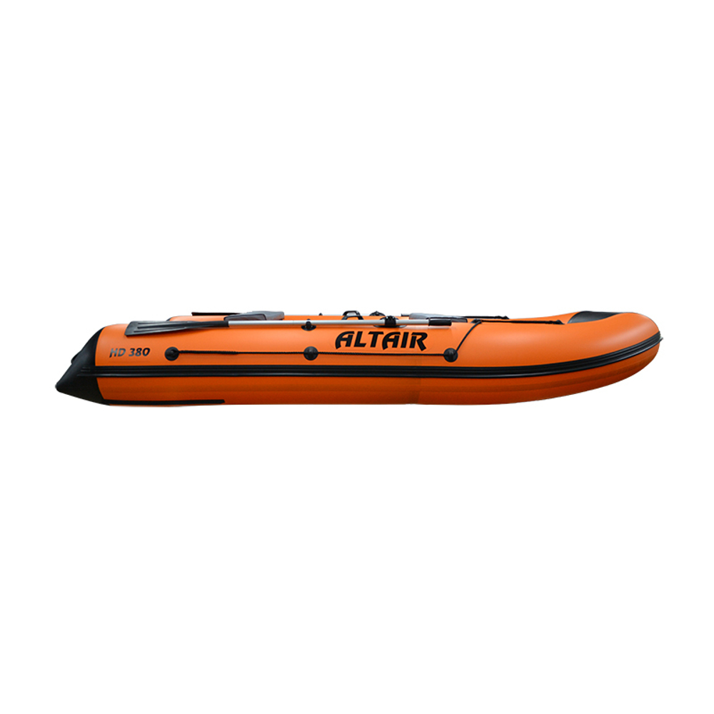 Лодка ПВХ ALTAIR HD-380 (килевое НДНД, "Морской дротик" ) Оранжево-черный
