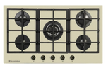Поверхность варочная  Electronicsdeluxe GG5_1130245F TC-005 (топл мол.ручки латунь, газ/к., 88*51)