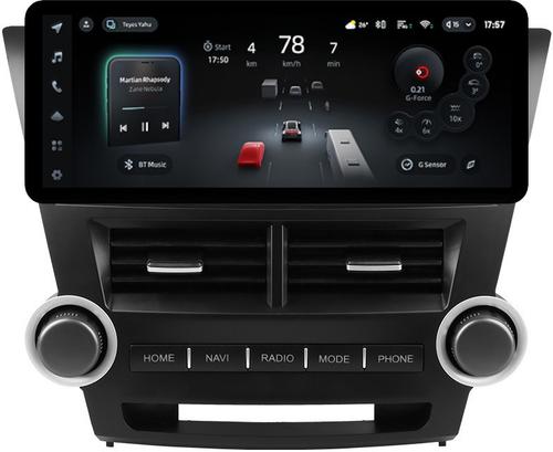 Магнитола для Toyota Highlander 2 XU40 2007-2013 (поддержка JBL) - Teyes CC4PRO монитор 12.3" 2K QLED + рамка LUX, Android 13, Быстрейшая, Snapdragon 778G, ИИ, CarPlay, DSP, 4G SIM-слот