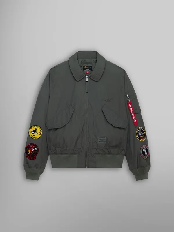 Ветровка мужская ALPHA INDUSTRIES CWU 36/P RELAXED PATCHED FLIGHT JACKET