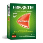 Никоретте 25мг/16ч 7 шт пластырь трансдермальный