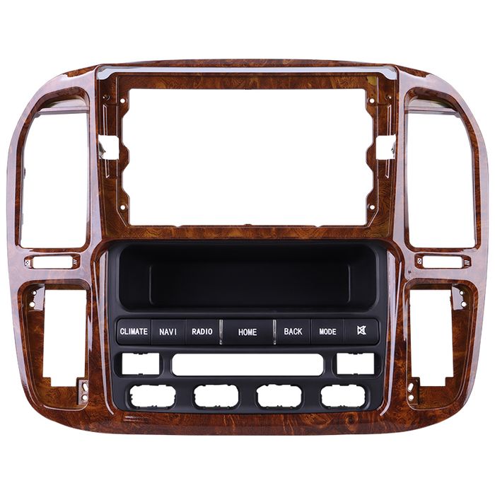 Магнитола для Toyota Land Cruiser 100, Lexus LX470 1998-2002 (климат на ШГУ, рамка дерево) - Teyes CC4PRO монитор 12.3" 2K QLED + рамка 9, Android 13, Быстрейшая, Snapdragon 778G, ИИ, CarPlay, DSP, 4G SIM-слот
