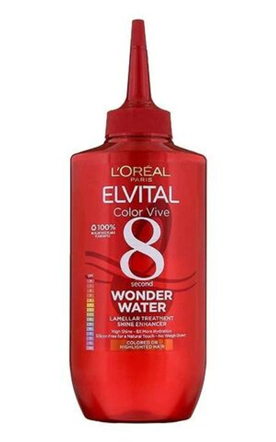 Кондиционер ламинирующий для окрашенных волос Elvital Color Vive 8 Second Wonder Water 200 мл (Франция)