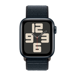 Умные часы Apple Watch SE 2 (2024) GPS, 40mm, Midnight Aluminium Case with Sport Loop, Ink (Темная ночь)