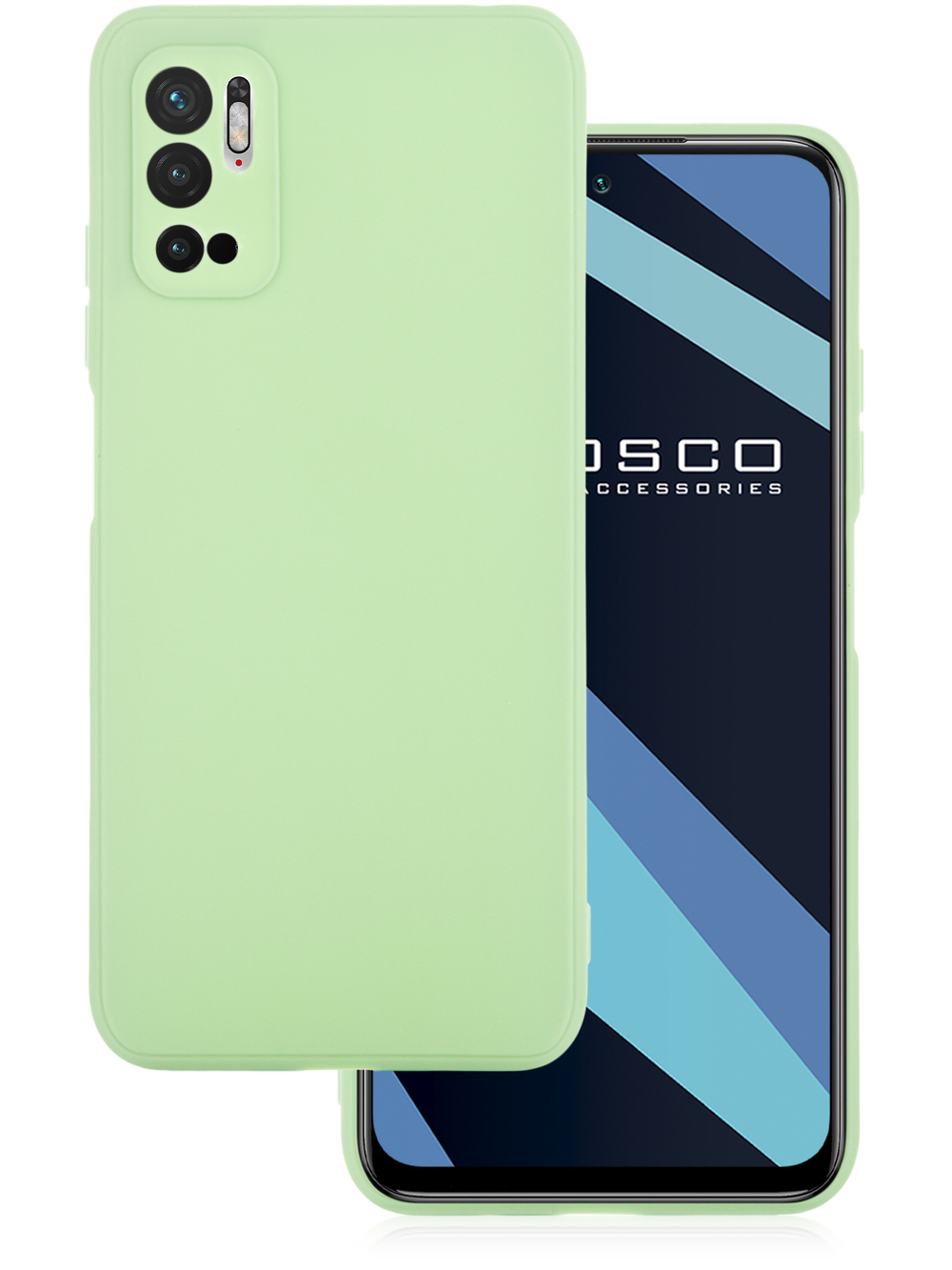 Чехол ROSCO для Poco M3;Xiaomi Redmi Note 10 5G;Xiaomi Redmi Note 10T оптом (арт. XM-RN10T-COLOURFUL-GREEN)