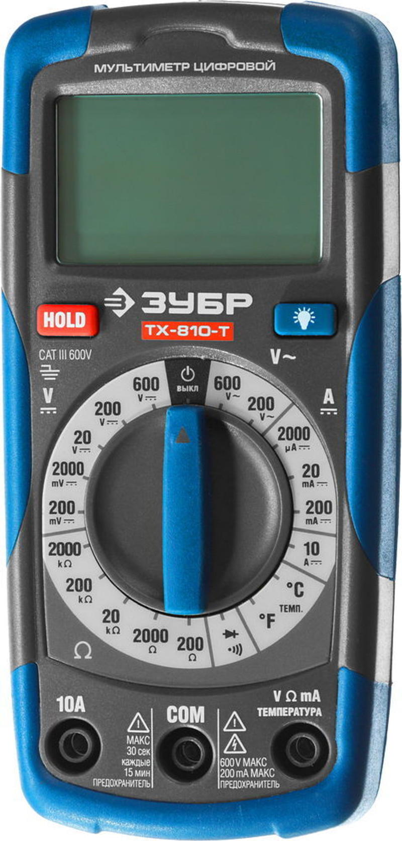 ЗУБР ТХ-810-Т Цифровой мультиметр (59810)