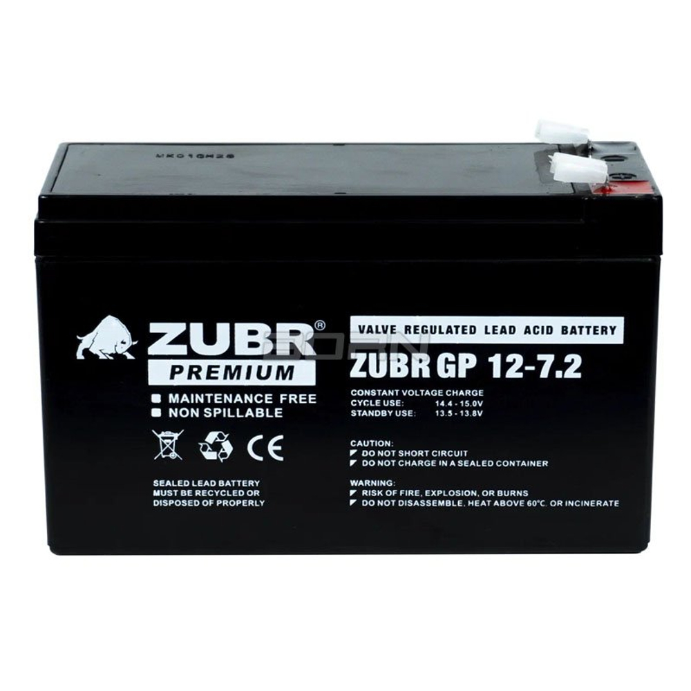 ZUBR GP12-7.2 12V7.2Ah