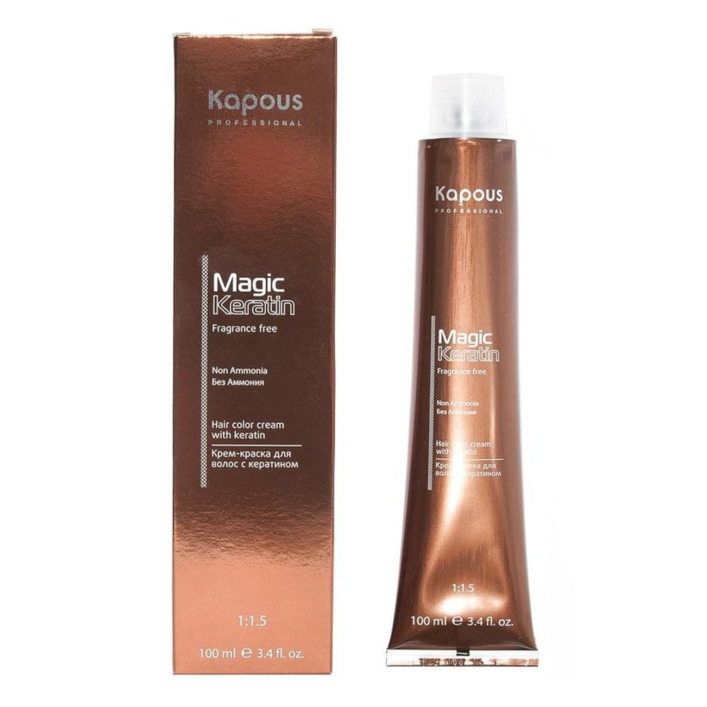 !Kapous Professional Промо-спайка Magic Keratin Краска для бровей и ресниц, с кератином, Коричневый, 30 мл+Kapous 6%оксид, 150 мл