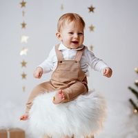 Комбинезон на лямках "Песок" 0+