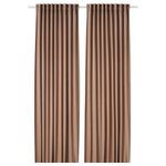 Комплект штор IKEA TIBAST (ТИБАСТ), Кирпичный, 145х250 см, 2 шт