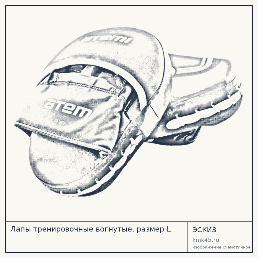 Лапы тренировочные вогнутые, размер L — от 1 100 ₽