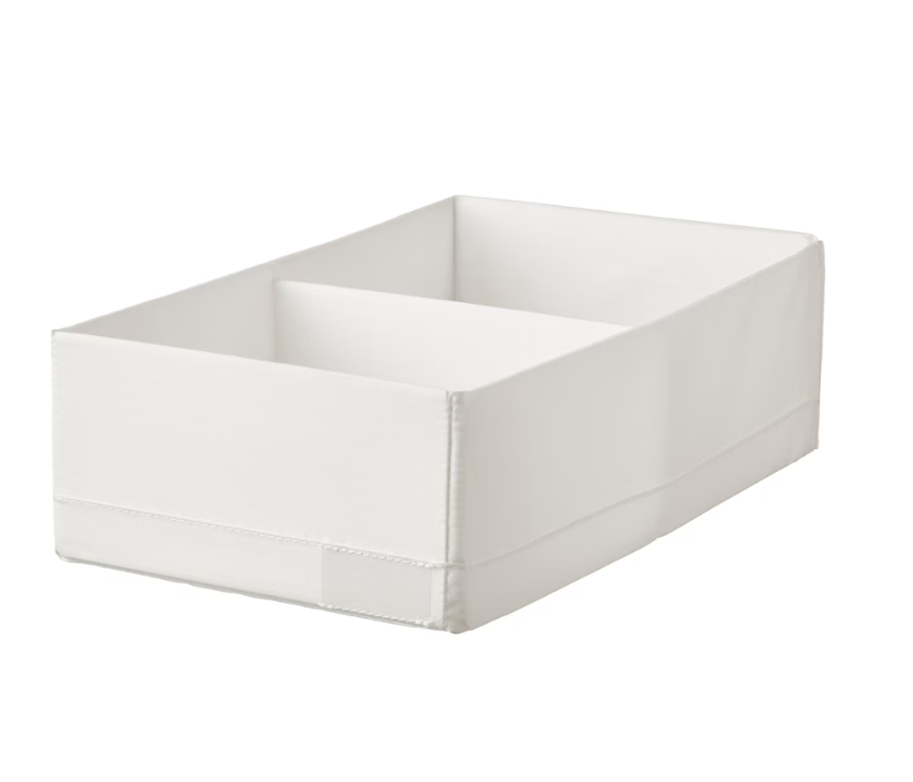 СТУК STUK Коробка с отделениями 20x34x10 см, белая