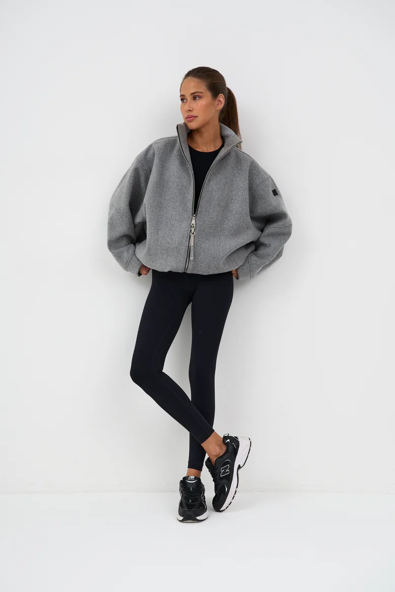 Пальто Crop Penhaligon Dark Grey