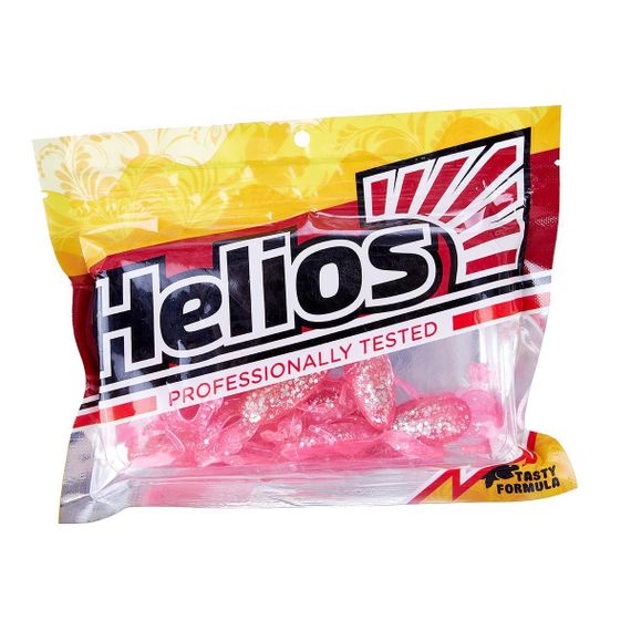 Лягушка Helios Crazy Frog 2,36"/6,0 см Silver Sparkles & Pink 10шт. (HS-22-035)
