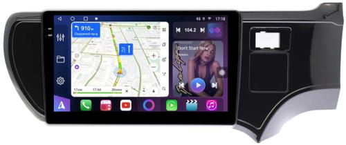 Магнитола для Toyota Aqua 2011-2021 - FarCar S500-TS10 монитор 9.5" QLED на Android 14, Быстрая, CarPlay, 4G SIM-слот
