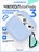 Чехол для Airpods 3 Gurdini силиконовый с карабином Голубой
