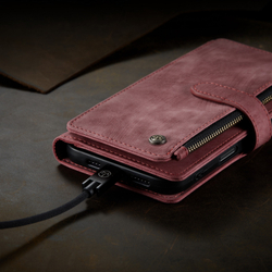 Многофункциональный чехол-кошелек CaseMe 3 in 1 Matte Wallet для iPhone 17