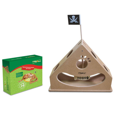 Игрушка развивающая для кошек "Пират", 300*80*235мм, серия SMART TOYS, Triol