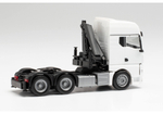 Тягач MAN TGX GX 6x4 с краном, белый